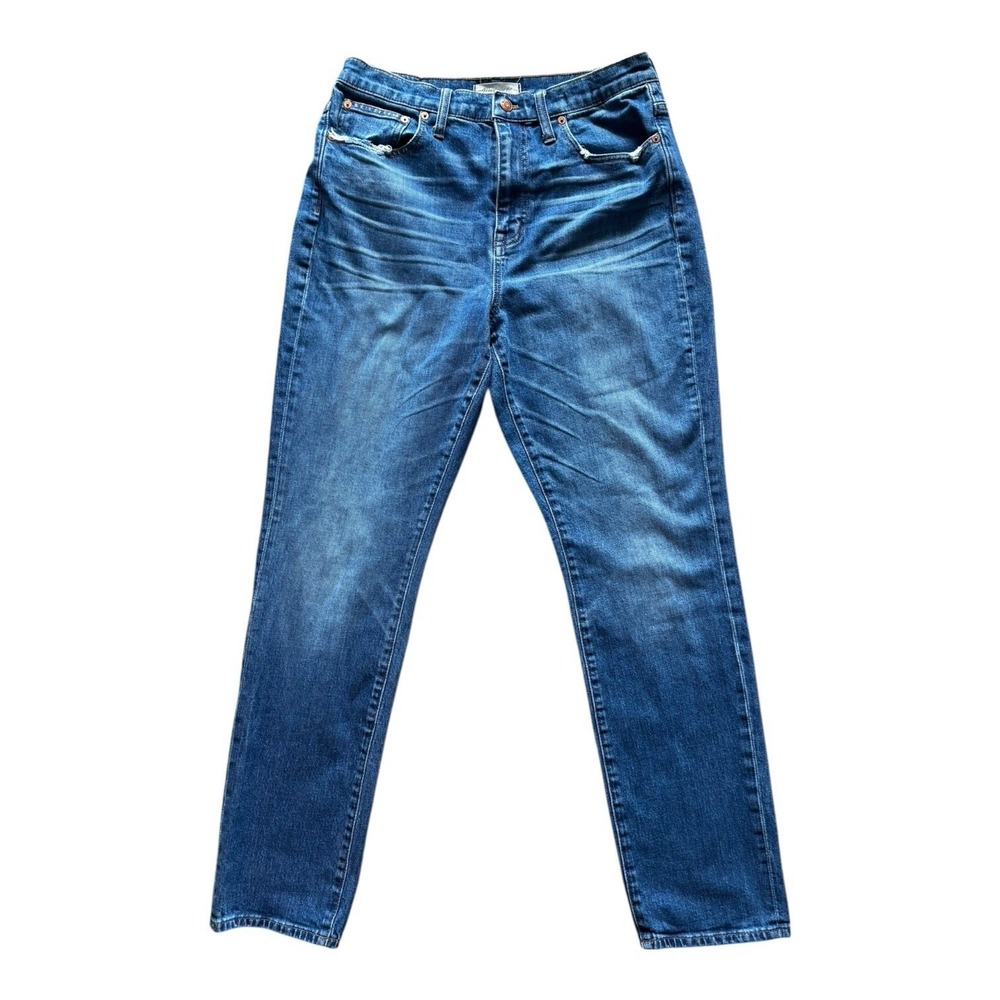 Madewell Womens Slim Straight Leg Jeans Dark Wash Classic Denim‎ Size 29